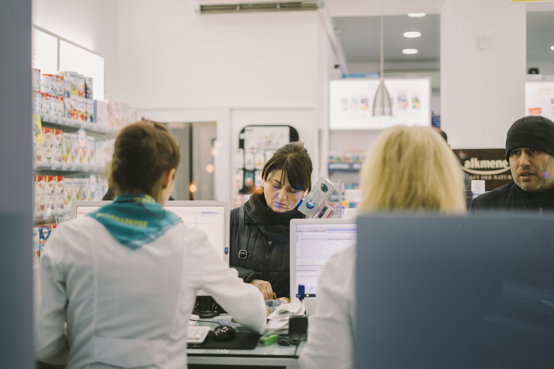 Pharmacy counter